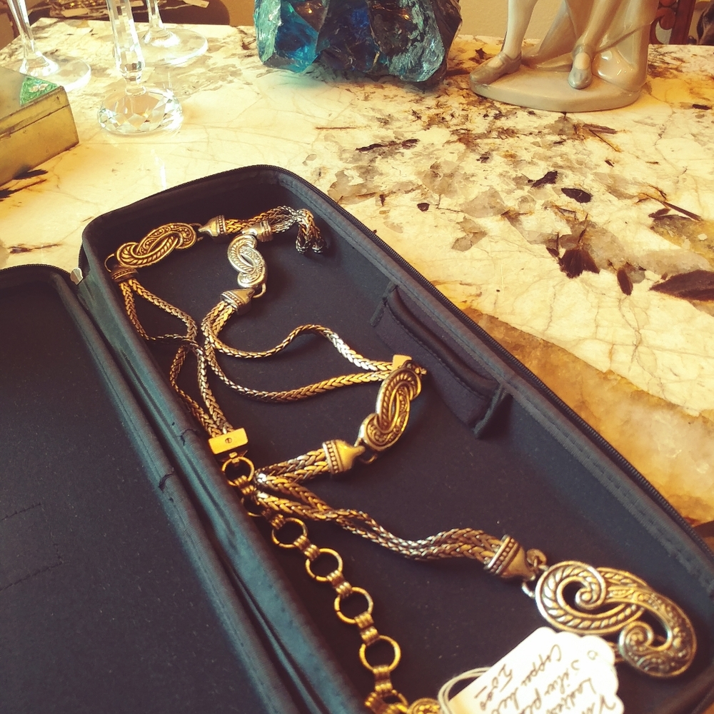 Retro Silver Plated Copper Belt